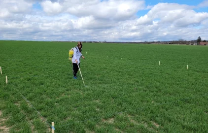 Fotogalerie Amagro Projekt Erasmus - dávkování na poli