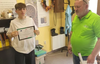 Fotogalerie Amagro Projekt Erasmus - ocenění tureckých studentů za praxi s Lignohumátem